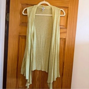 Splendid Open Vest Sleeveless Cardigan